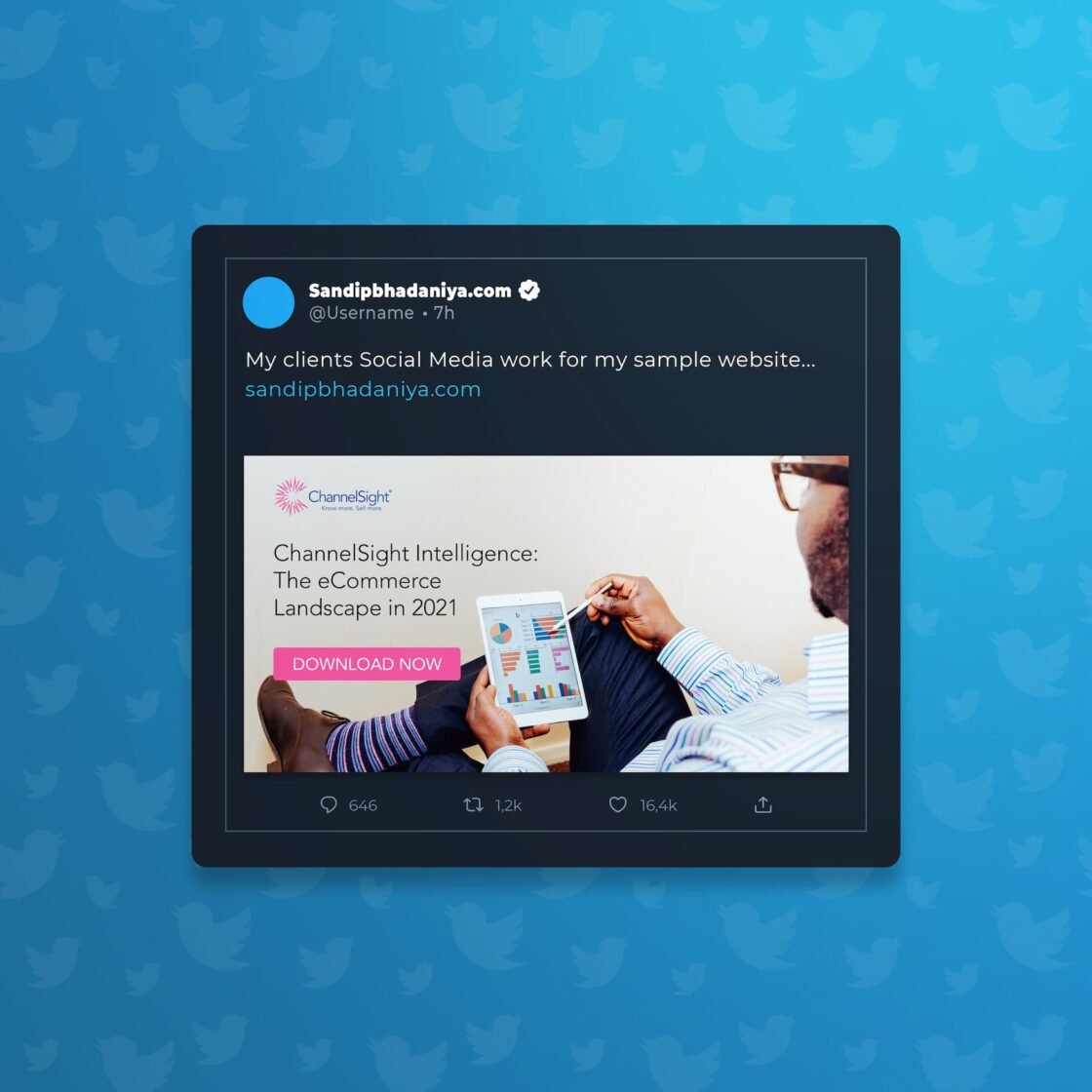 ChannelSight Social Media Creative Design